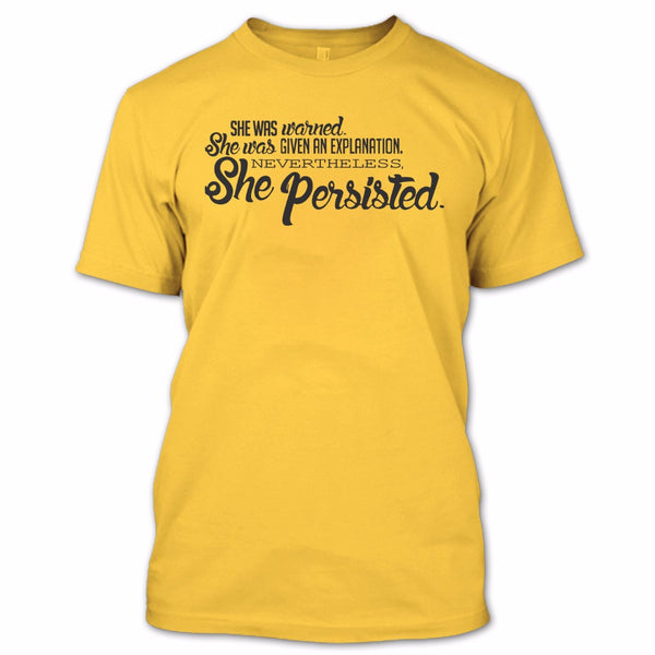 A black t-shirt with the shopify logo