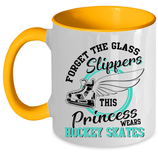 Cool Daughter Coffee Mug, This Princess Wears Hockey Skates Accent Mug