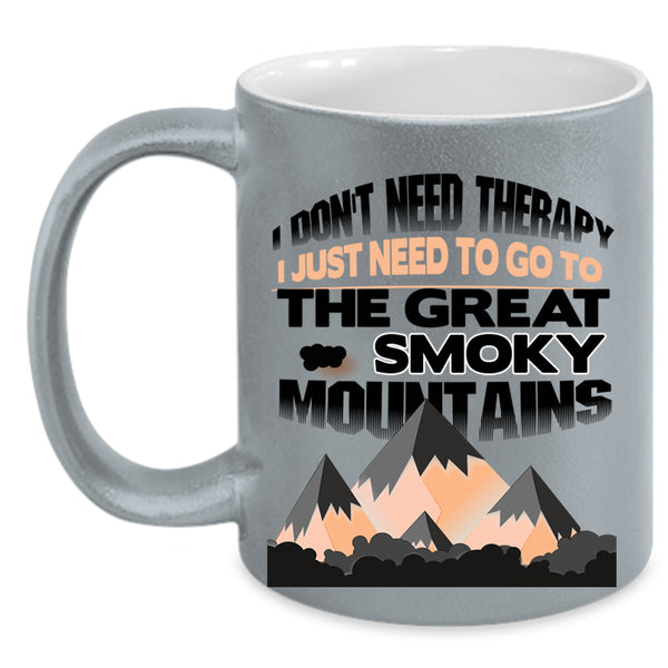 Outdoor Coffee Mug, Go To The Great Smoky Mountains Accent Mug