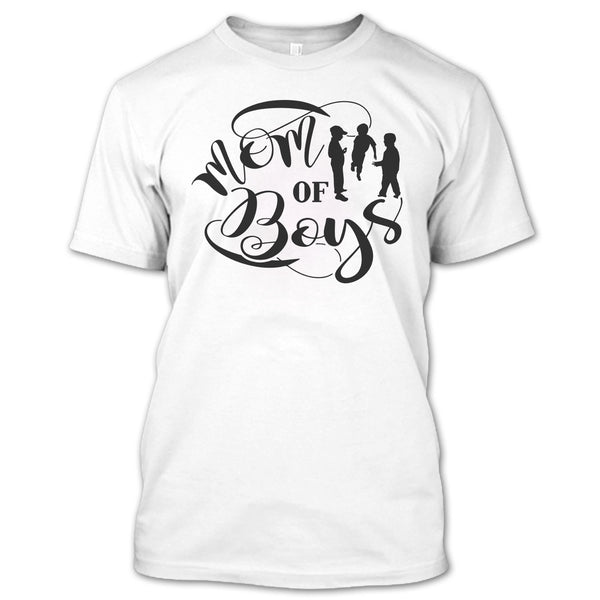 A black t-shirt with the shopify logo