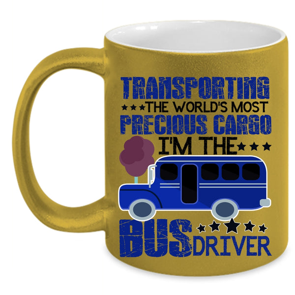 I'm The Bus Driver Coffee Mug, Transporting Accent Mug