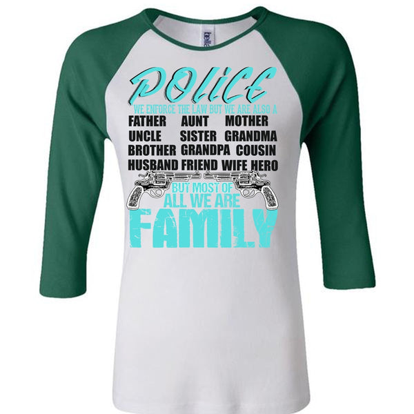 Police We Enforce The Law T Shirt, I Love Police T Shirt, Awesome T-Shirts