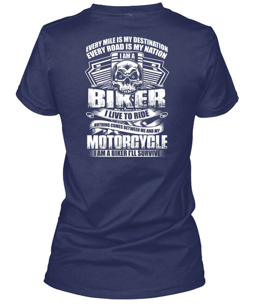 I Am A Biker T Shirt, My Motorcycle T Shirt