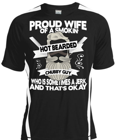 A black t-shirt with the shopify logo