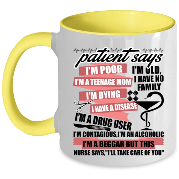 Funny Gift For Nurses Coffee Mug, Awesome Nurses Accent Mug