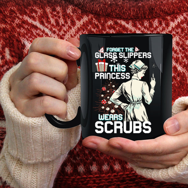 This Princess Wears Scrubs Coffee Mug, Cute Nurse Coffee Cup