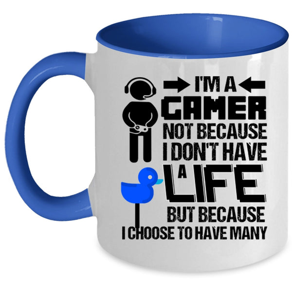 Awesome Gift For Gamers Coffee Mug, I'm A Gamer Accent Mug