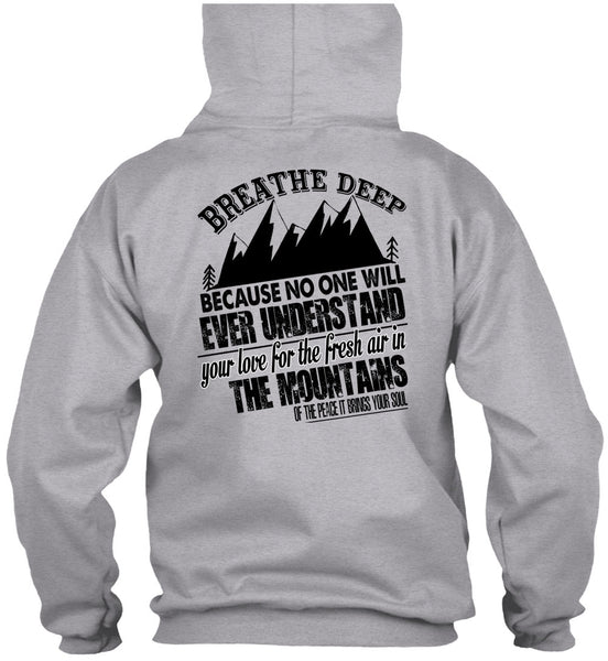 Fresh Air In The Mountains T Shirt, I Love Mountain T Shirt