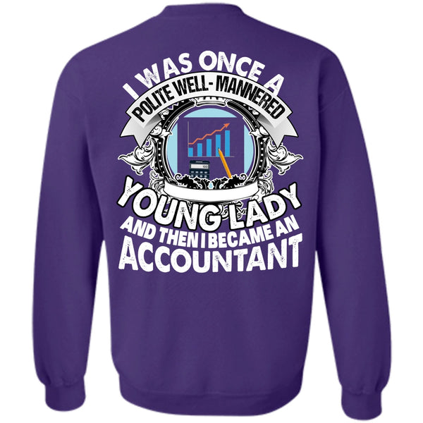Young Lady T Shirt, I Love Accountant Sweatshirt