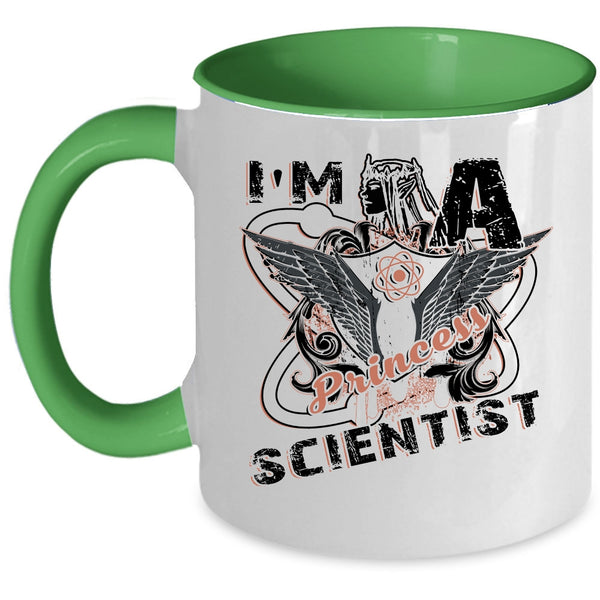 Cool Gift For My Daughter Coffee Mug, I'm A Princess Scientist Accent Mug