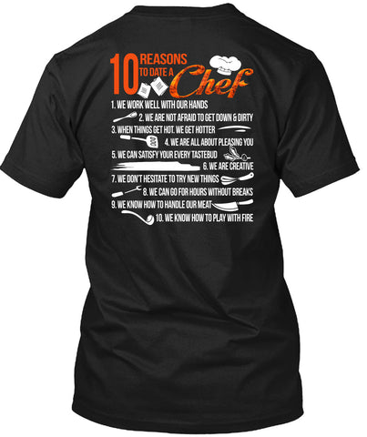 A black t-shirt with the shopify logo