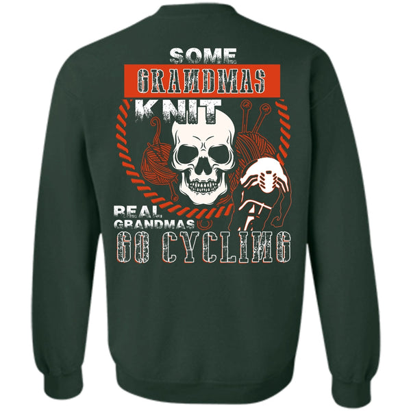 Real Grandmas Go Cycling T Shirt, I Love Biker Sweatshirt