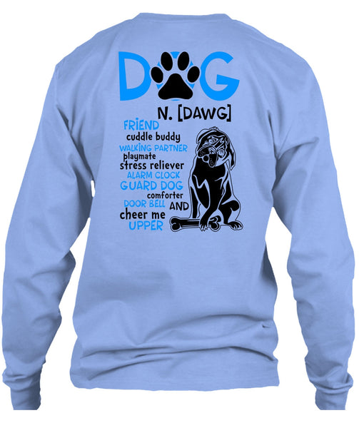 Dog Friend Cuddle Buddy Walking T Shirt, Dog Comforter Door Bell T Shirt