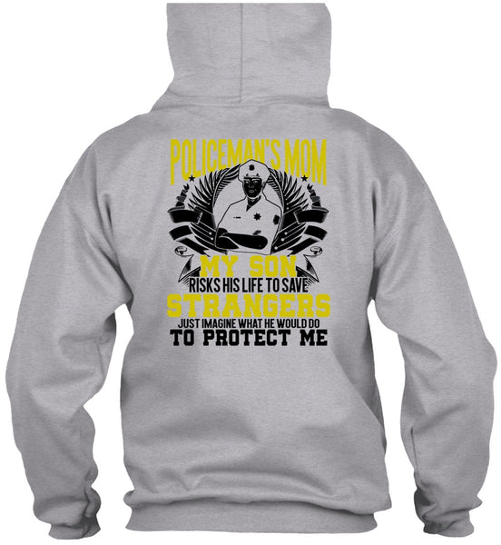 Policeman's Mom T Shirt, Being A Police T Shirt