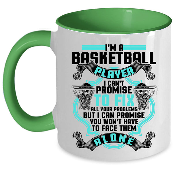 Cute Gift For Basketball Players Coffee Mug, I'm A Basketball Player Accent Mug