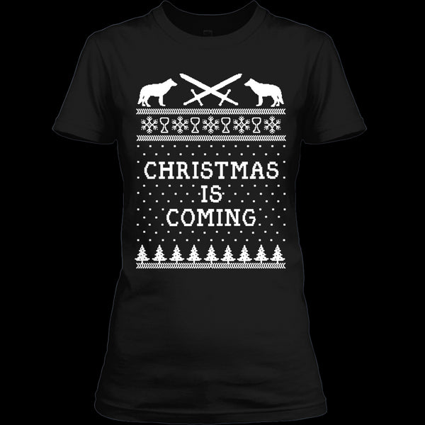 A black t-shirt with the shopify logo