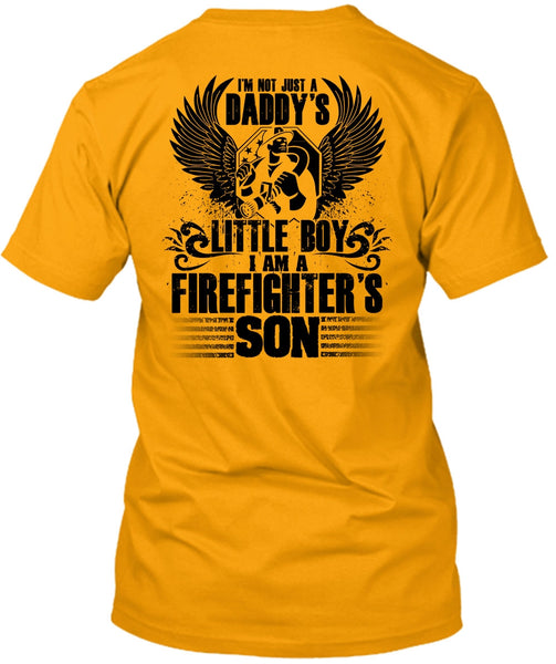Daddy's Little Boy T Shirt, I Love Firefighter T Shirt