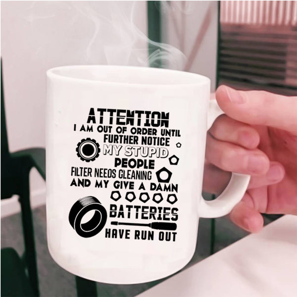 Cute Gift For Mechanics Coffee Mug, Funny Mechanics Cup