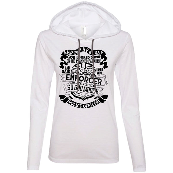 A black t-shirt with the shopify logo