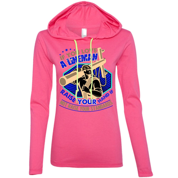 You Love A Lineman T Shirt, I Love Lineman T Shirt, Awesome T-Shirts