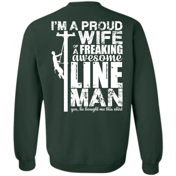 Awesome Lineman T Shirt, I Love Lineman Sweatshirt