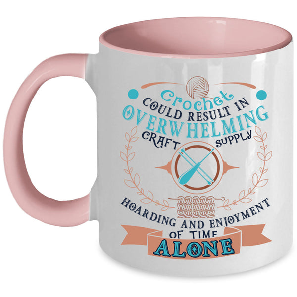 Cool Gift For Crocheter Coffee Mug, Crochet Accent Mug
