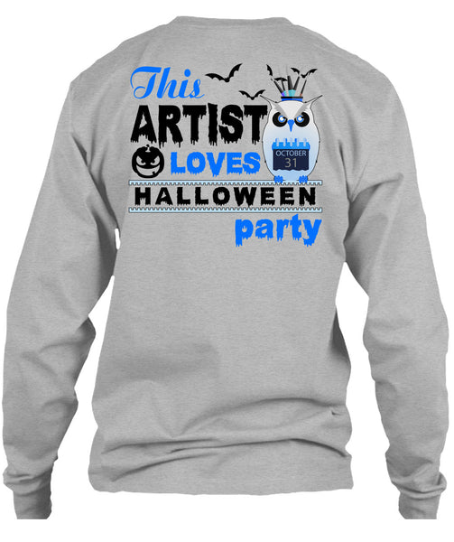 This Artist Loves Halloween Party T Shirt, Wait For Halloween T Shirt