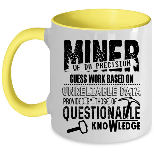 Best Gift For Husband Coffee Mug, Awesome Miner Accent Mug