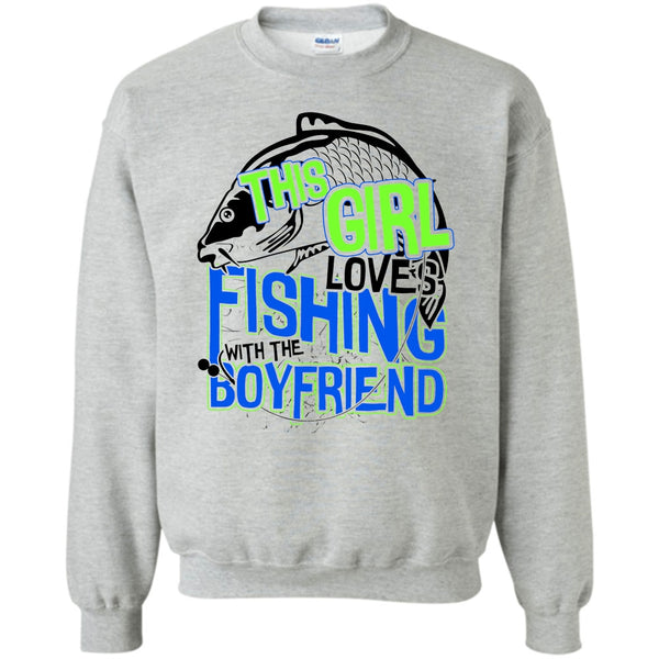 Coolest Fishing T Shirt, This Girl Loves Fishing Sweatshirt