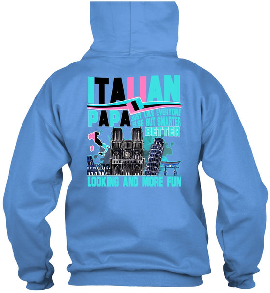 Italian Papa T Shirt, I Love Dad T Shirt