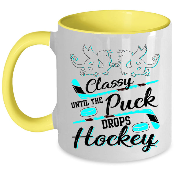 Funny Hockey Coffee Mug, Awesome Hockey Player Accent Mug