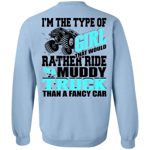 I Love Jeep T Shirt, Ride In A Muddy Truck Sweatshirt