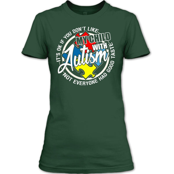 My Child With Autism T Shirt, I'm A Autism Mom T Shirt