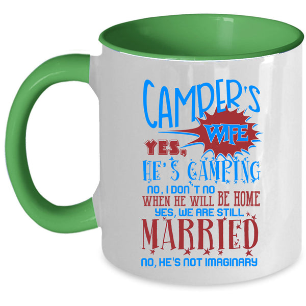 Beautiful Wife Coffee Mug, Camper's Wife Accent Mug