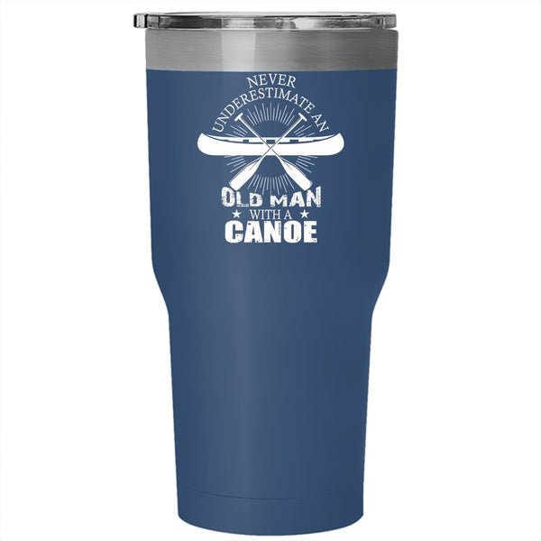 An Old Man With A Canoe Tumbler, Outdoor Activity Cup