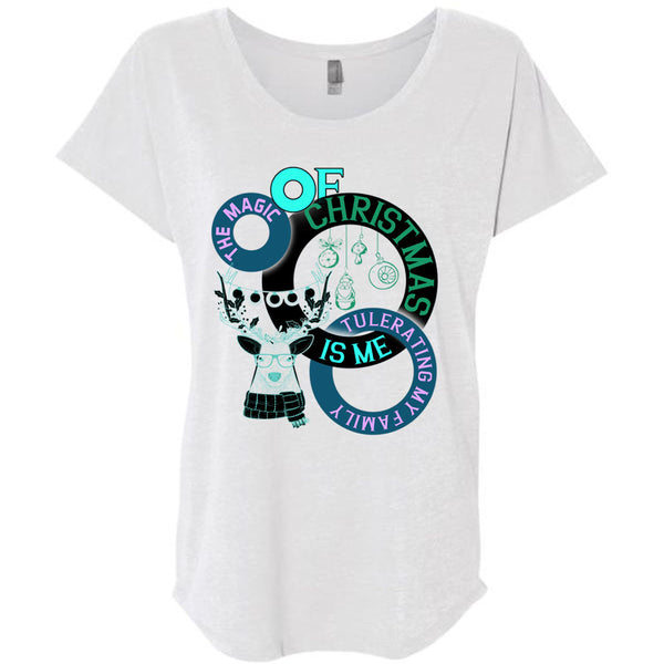 The Magic Of Christmas Is Me Tolerating My Family T Shirt, Winter Holiday T Shirt, Awesome T-Shirts