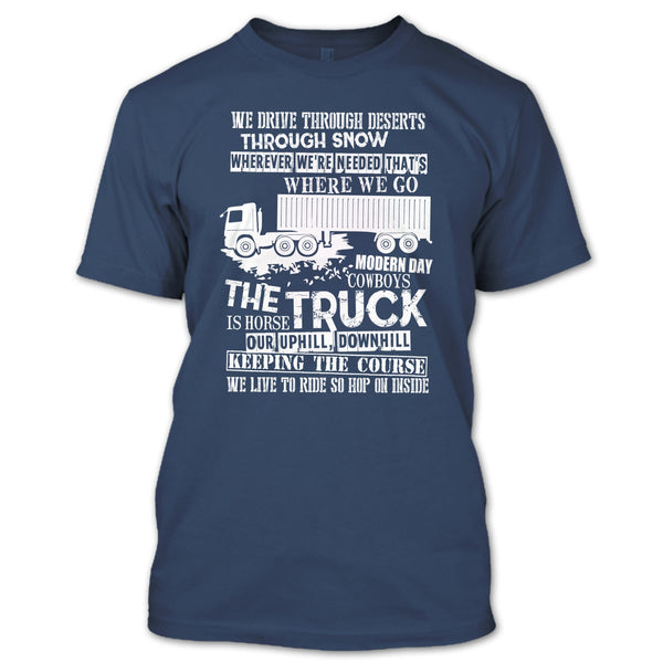 The Truck Is Horse T Shirt, Coolest Trucker T Shirt