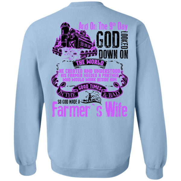 I Love Farming T Shirt, God Made A Farmer's Wife Sweatshirt
