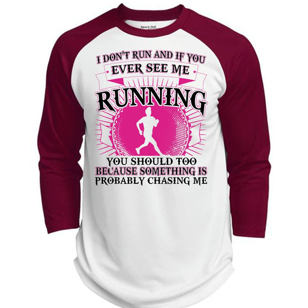 See Me Running T Shirt, I Love Running T Shirt, Awesome T-Shirts  (Polyester Game Baseball Jersey)