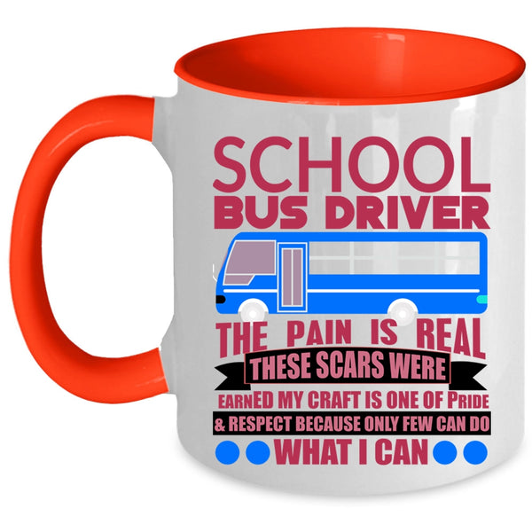Cute School Bus Driver Coffee Mug, School Bus Driver Accent Mug