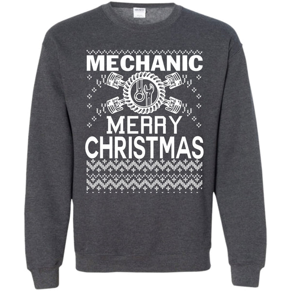 Coolest Mechanic T Shirt, Merry Christmas Gift Sweatshirt