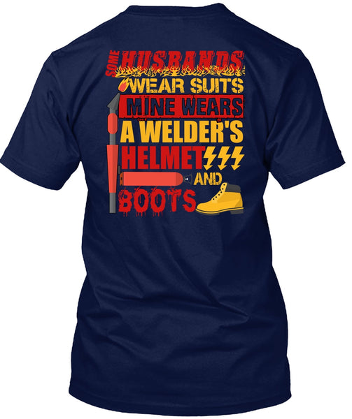 Some Husbands Wear Suits T Shirt, Being A Husband T Shirt