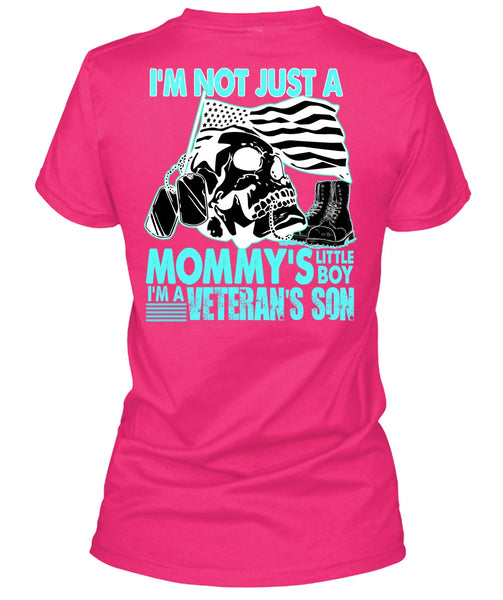 I'm A Veteran's Son T Shirt, I Love Veteran T Shirt