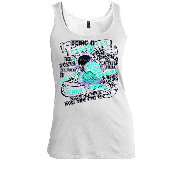 Being A Crocheter T Shirt, Cool Crocheting T Shirt, Awesome t-shirts