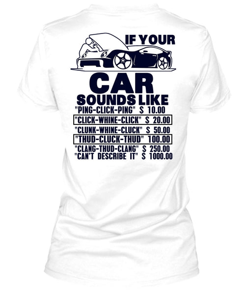 If Your Car Sounds Like T Shirt, I Love Mechanic T Shirt
