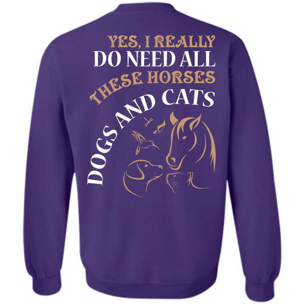 Dogs And Cats T Shirt, Loving Sweatshirt