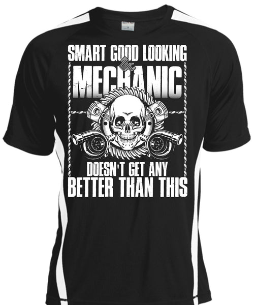 A black t-shirt with the shopify logo