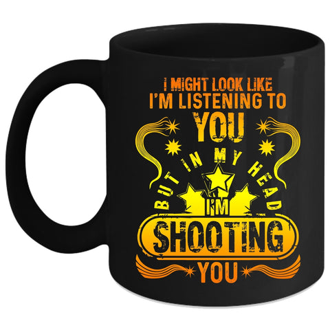 A black t-shirt with the shopify logo