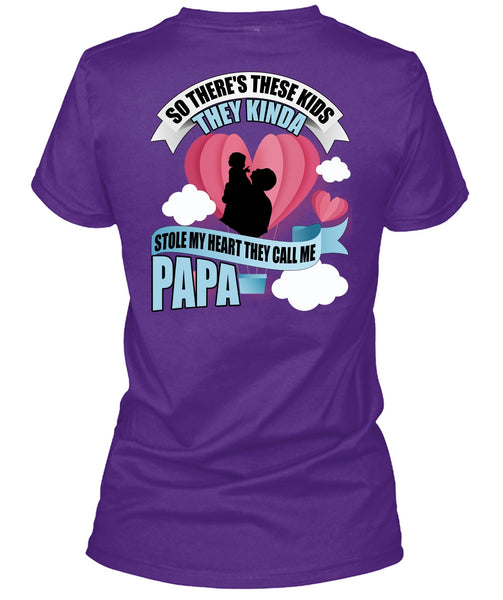 They Call Me Papa T Shirt, Stole My Heart T Shirt