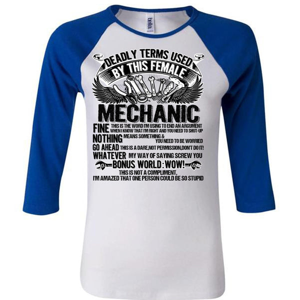 This Female Mechanic T Shirt, I Love Mechanic T Shirt, Awesome T-Shirts